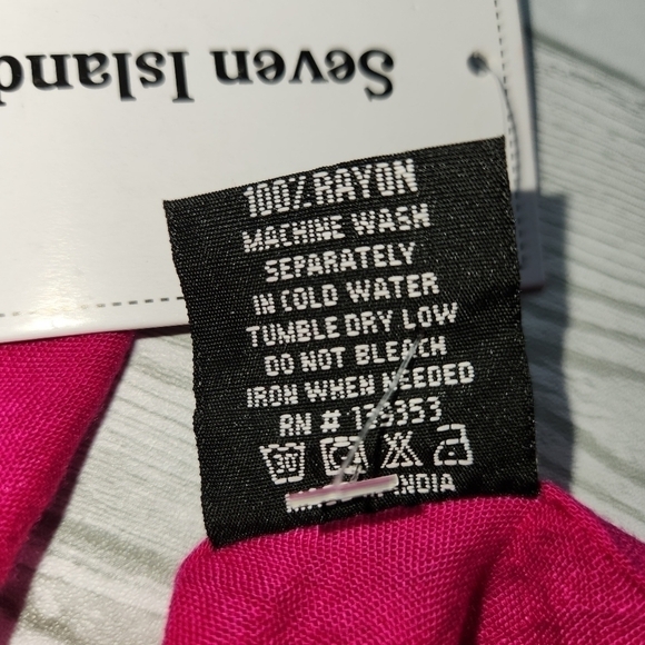 Seven Islands New York Pink Embroidered Top Size 1X NWT - Picture 11 of 12
